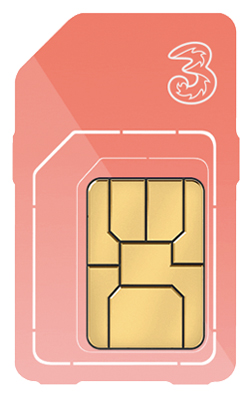 Three Advanced Unlimited Data SIM-Only with Unlimited Mins & Texts