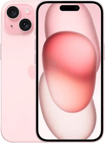 iPhone 15 5G 128GB Pink on Three Advanced 300GB Data